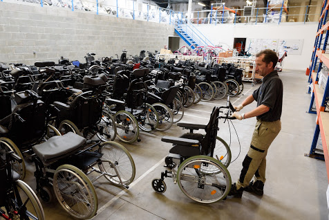 gamme de fauteuils roulants reconditionnés par Envie Autonomie