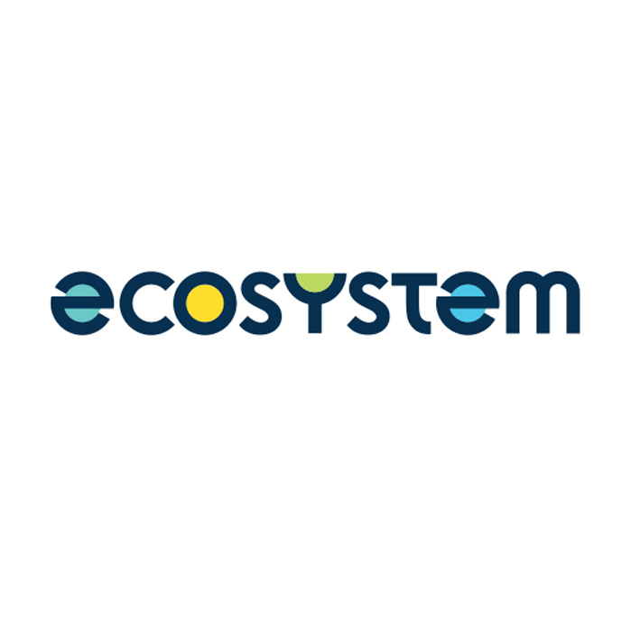 Logo Ecosystem, éco-organisme français spécialisé dans le traitement et la collecte des déchets d'équipements électriques et électroniques